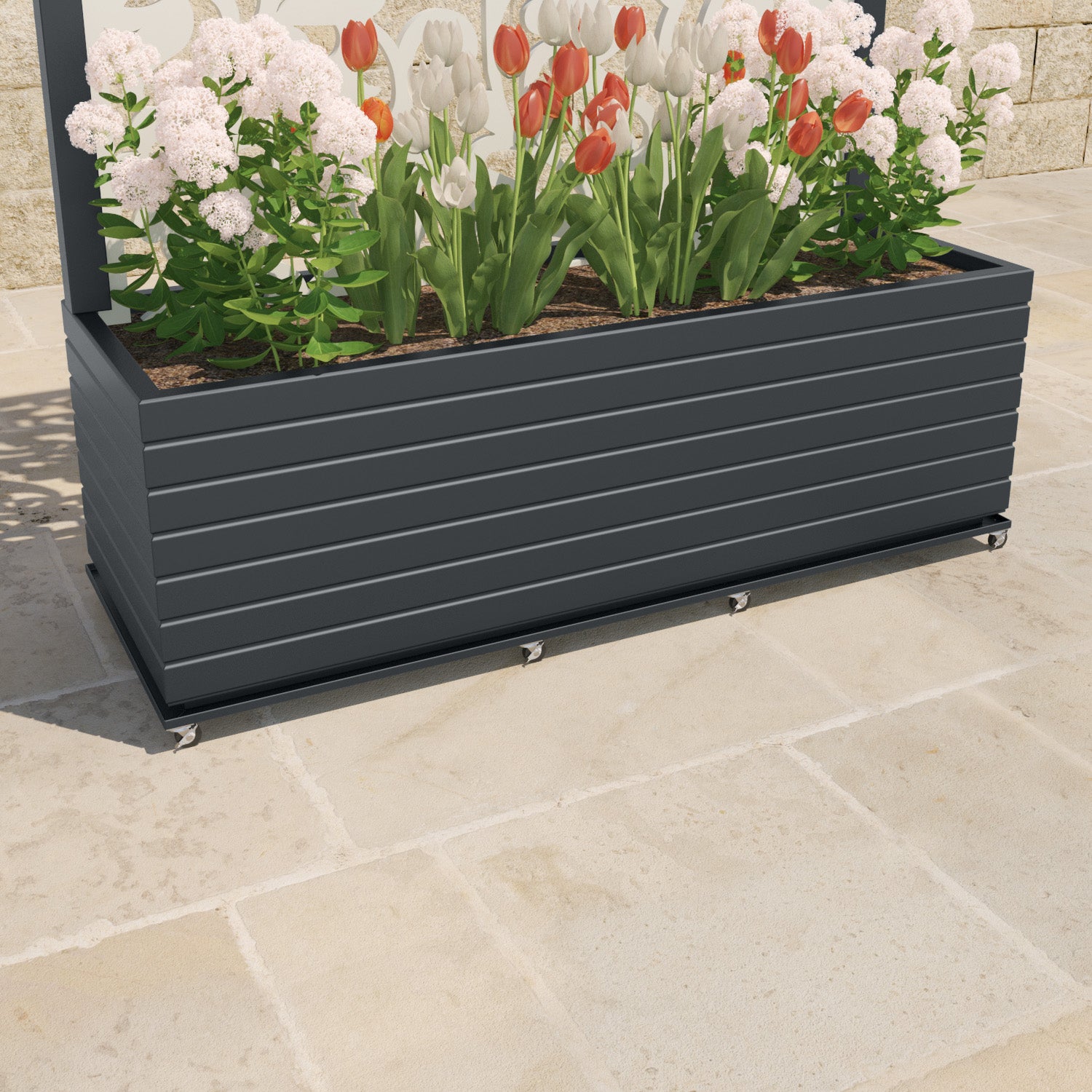 Vertu - Extra Large High Planter - Heritage Screen