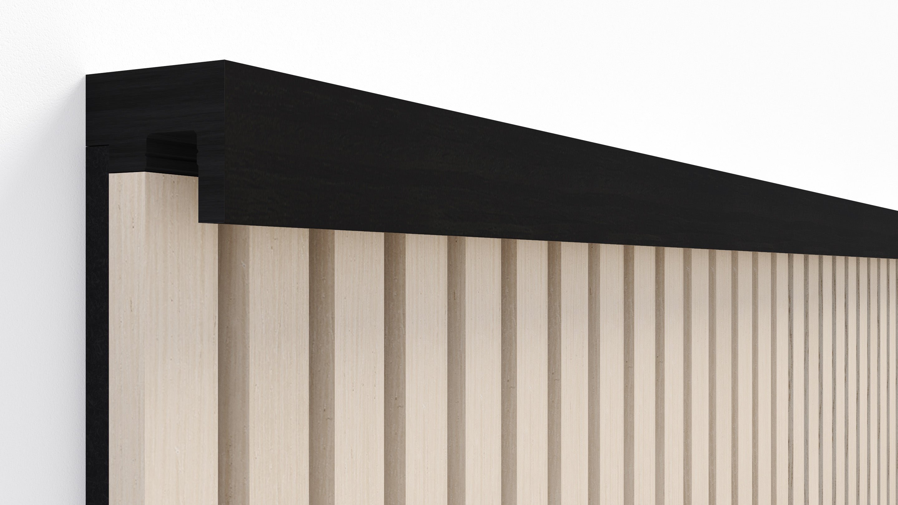 InsuSlat™ - Top Trim Batten - Black