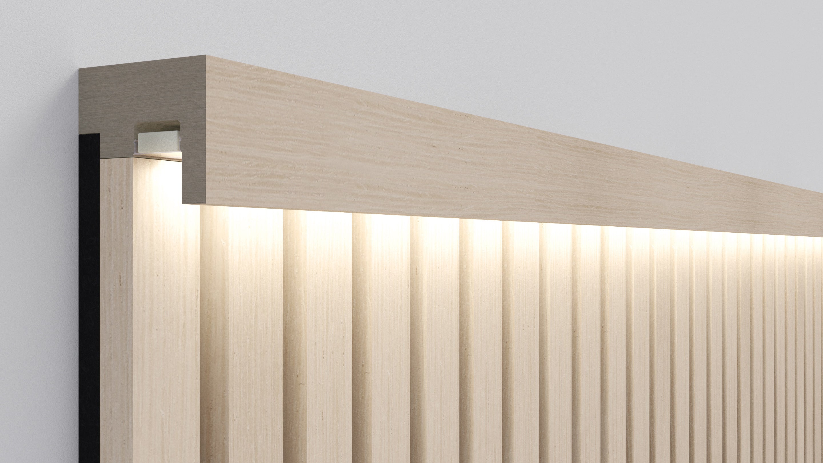 InsuSlat™ - Top Trim Batten - White Oak
