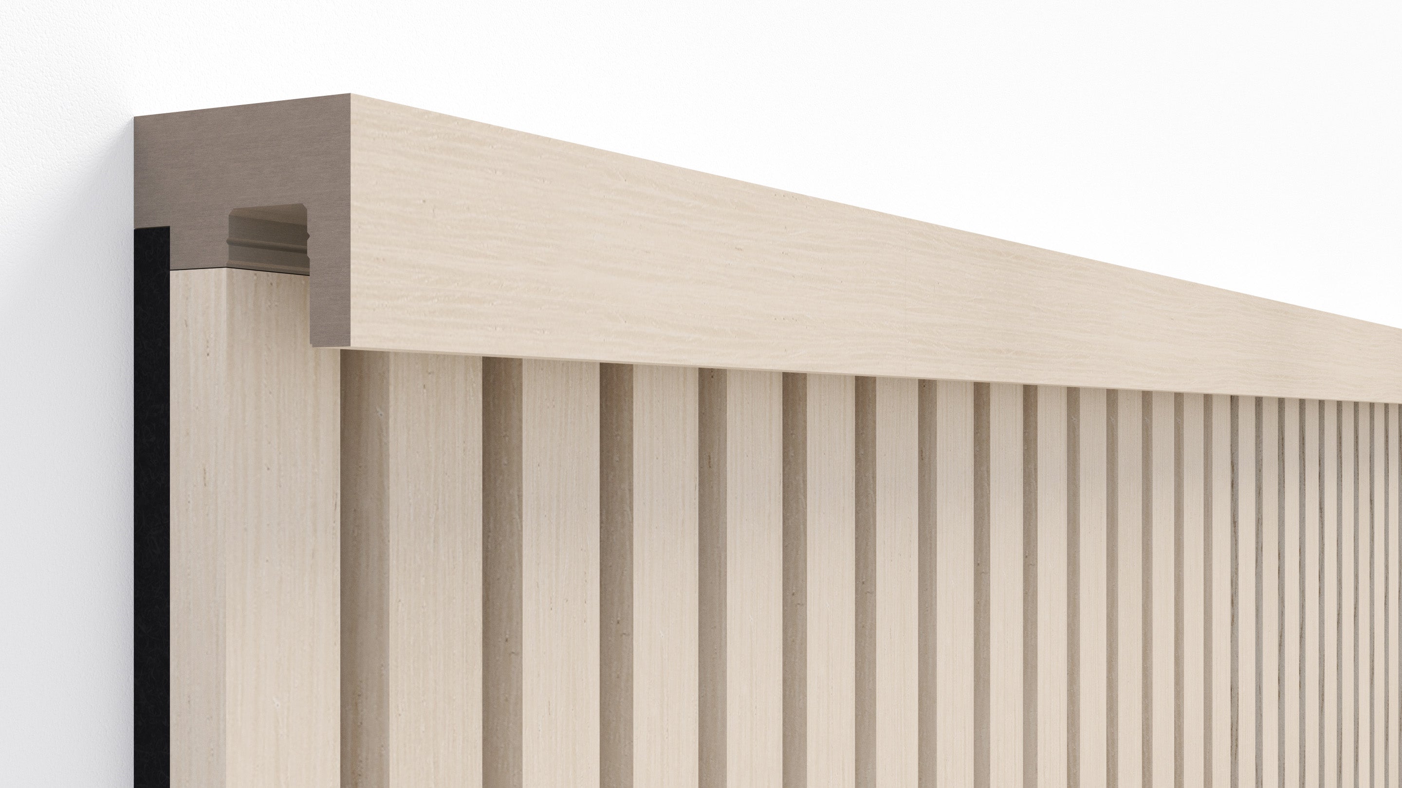 InsuSlat™ - Top Trim Batten - White Oak