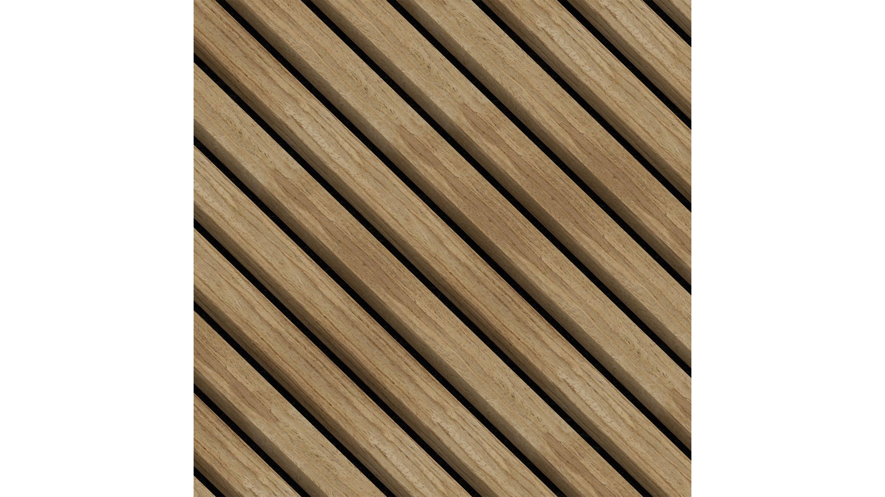 InsuSlat™ Wall Panel - Light Walnut - H300cm x W60cm (Pack of 1)