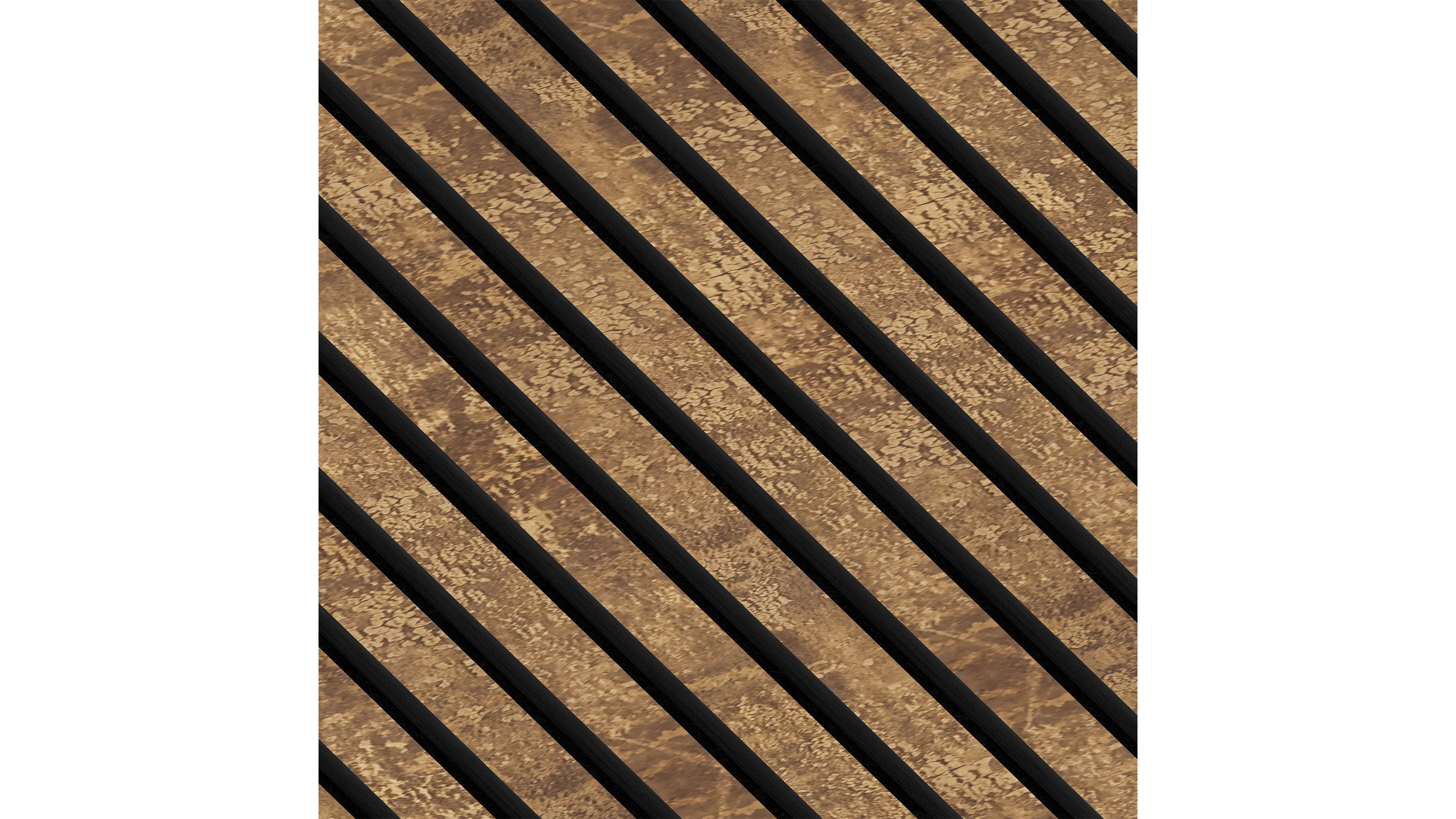 InsuSlat™ Wall Panel - Antique Rust - H240cm x W60cm (Pack of 1)