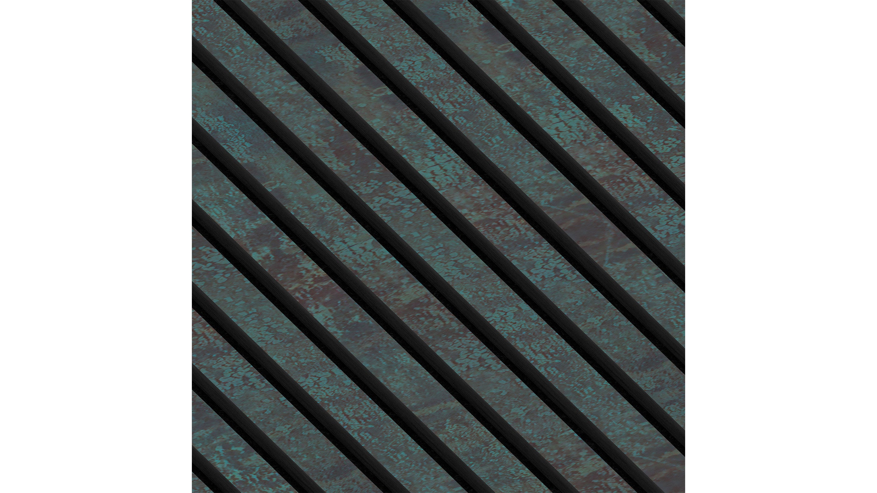 InsuSlat™ Wall Panel - Antique Tiffany - H120cm x W60cm (Pack of 2) = H120cm x W120cm