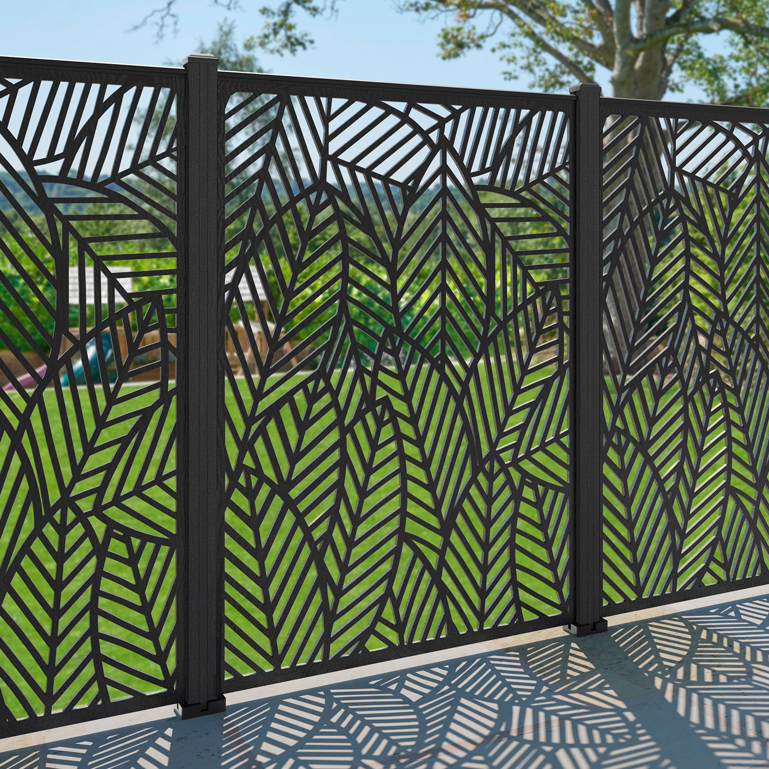 Habitat Decorative Fence - 120x180cm - with our composite posts