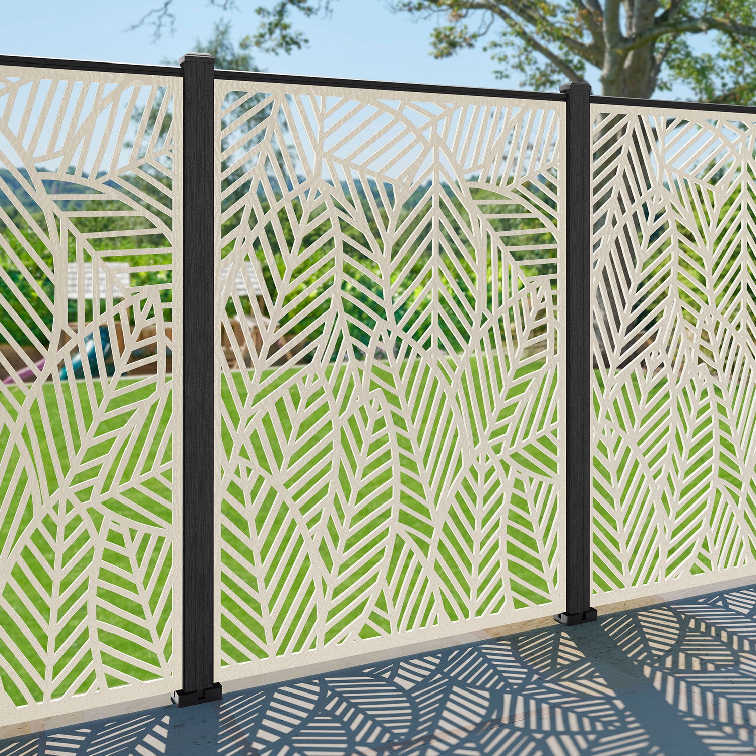 Habitat Decorative Fence - 120x180cm - with our composite posts