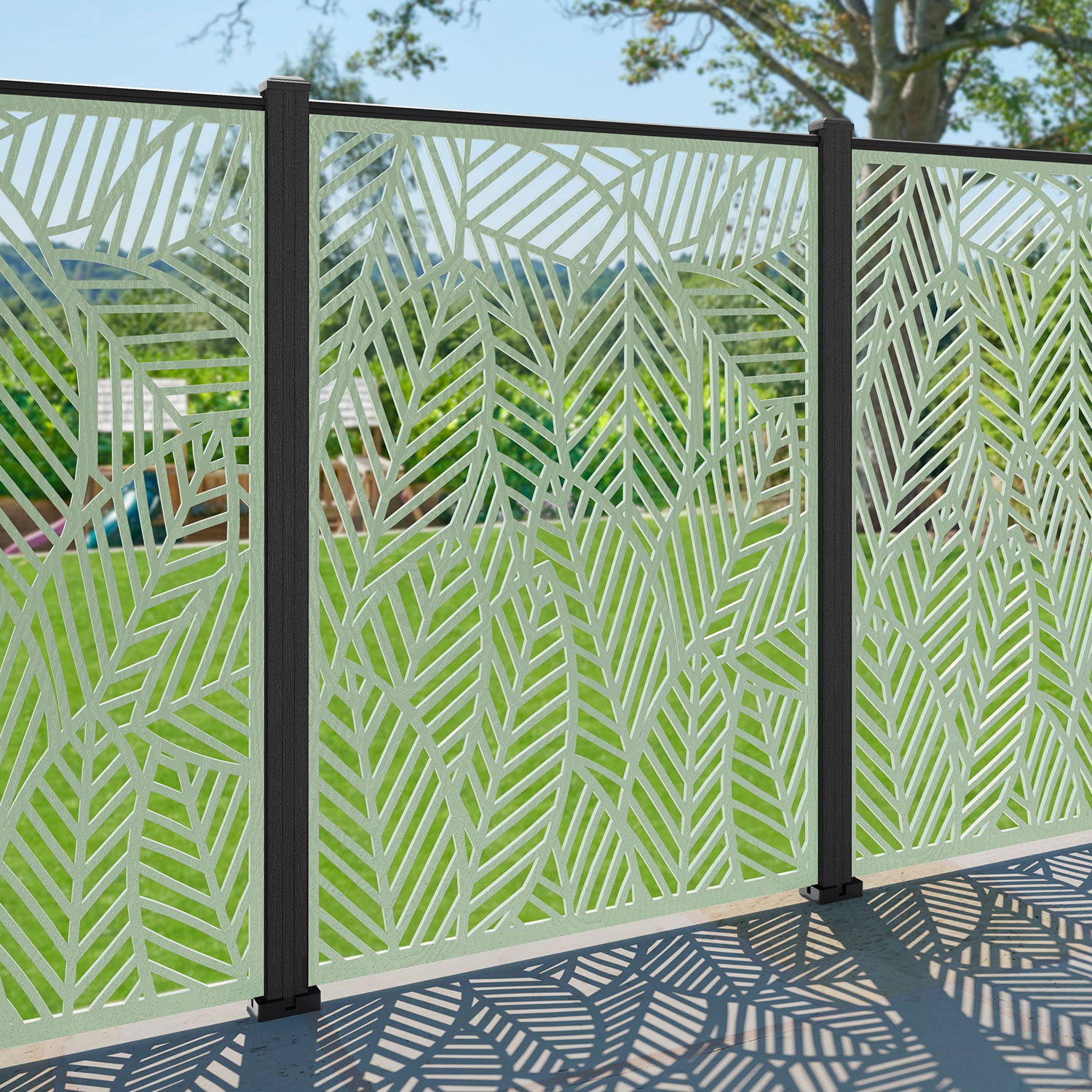 Habitat Decorative Fence - 120x180cm - with our composite posts
