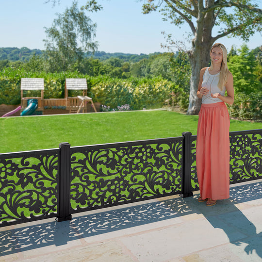 Eden Decorative Fence - 120x60cm - with our composite posts