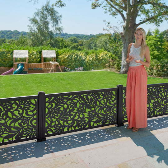 Heritage Decorative Fence - 120x60cm - with our composite posts