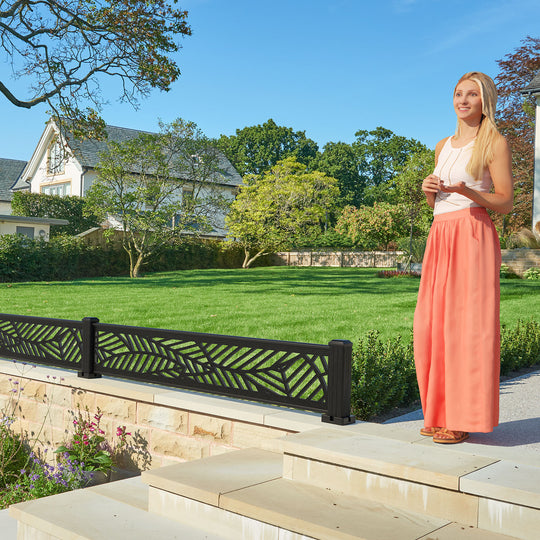 Habitat Decorative Fence - 180x30cm - with our composite posts