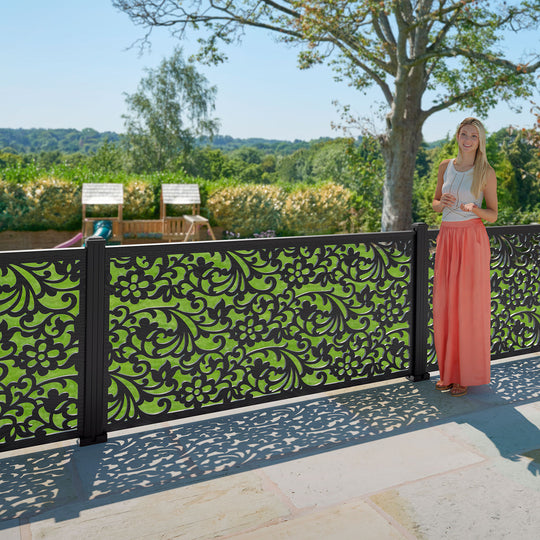 Eden Decorative Fence - 180x90cm - with our composite posts