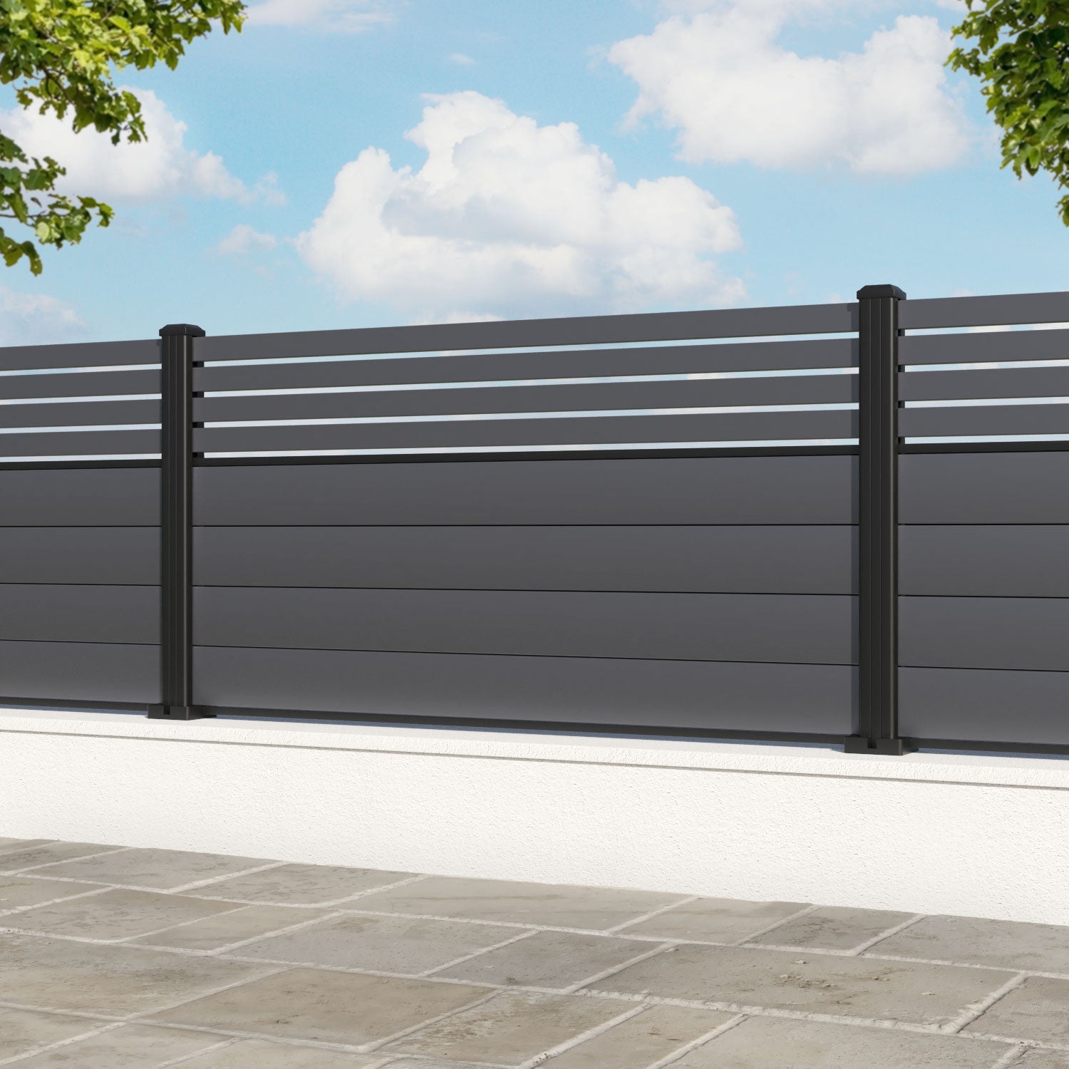 Milton Aluminium Fence Panel - with our aluminium posts