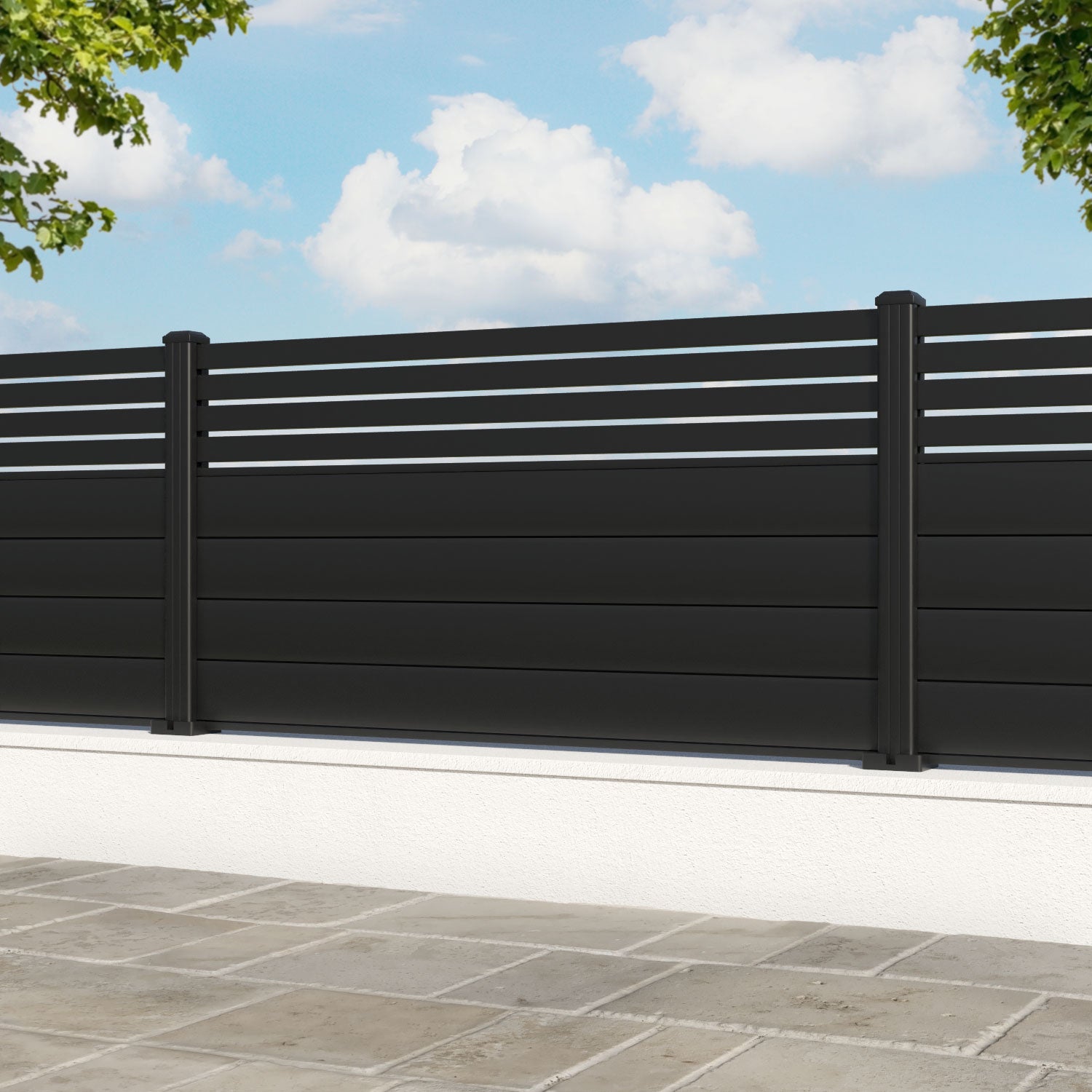 Milton Aluminium Fence Panel - with our aluminium posts