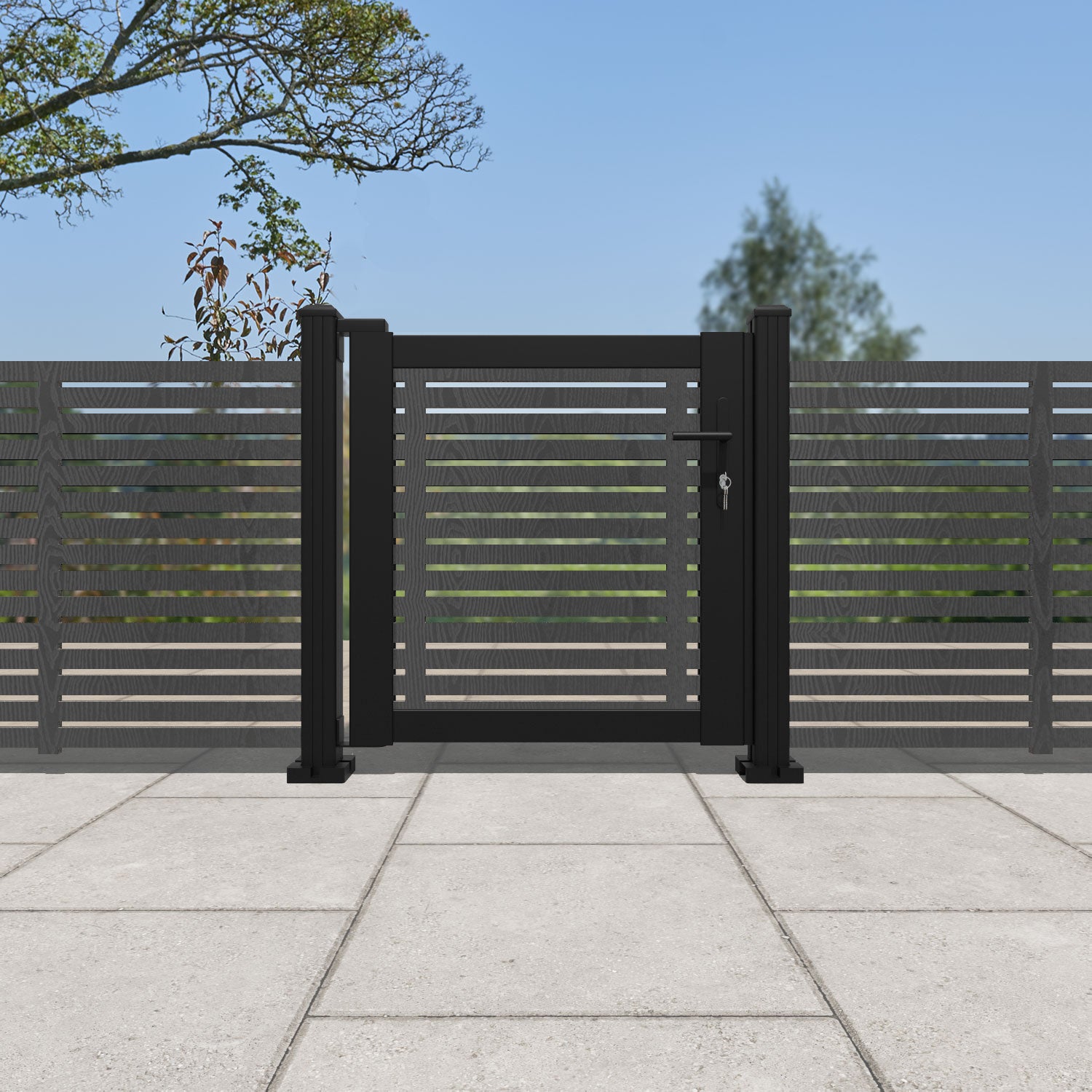 Aspen Full Screen Pedestrian Gate