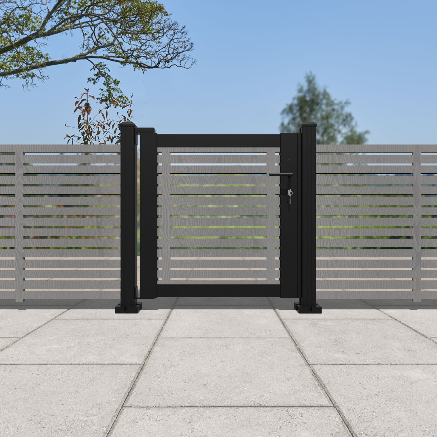 Aspen Full Screen Pedestrian Gate