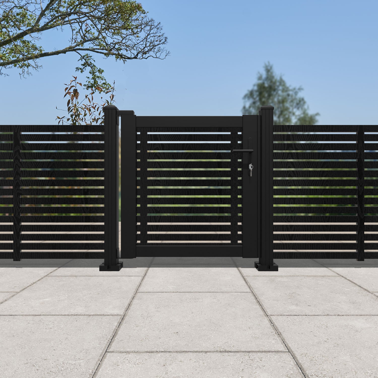 Aspen Full Screen Pedestrian Gate