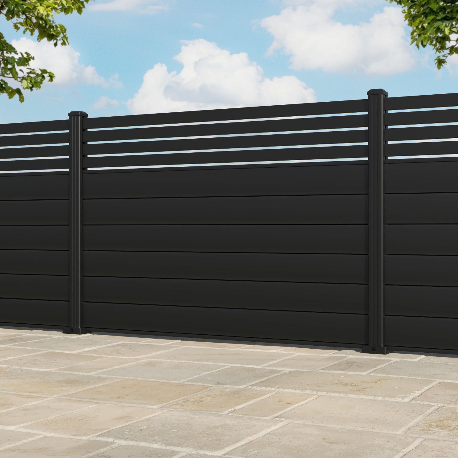 Milton Aluminium Fence Panel - with our aluminium posts