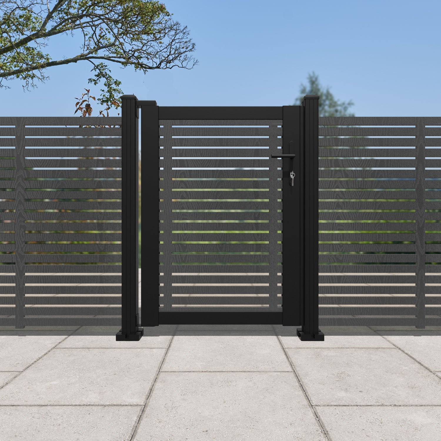 Aspen Full Screen Pedestrian Gate