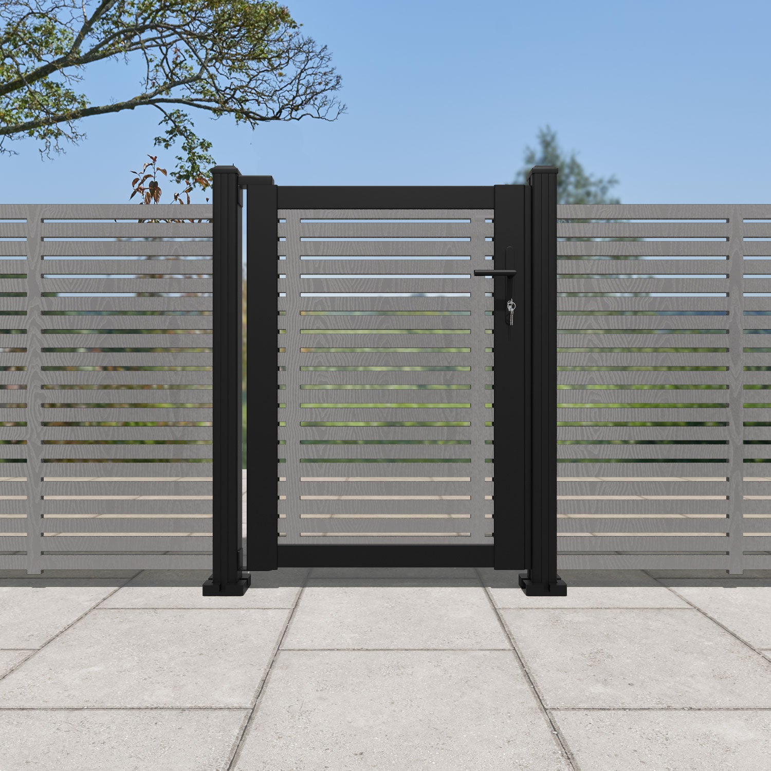 Aspen Full Screen Pedestrian Gate