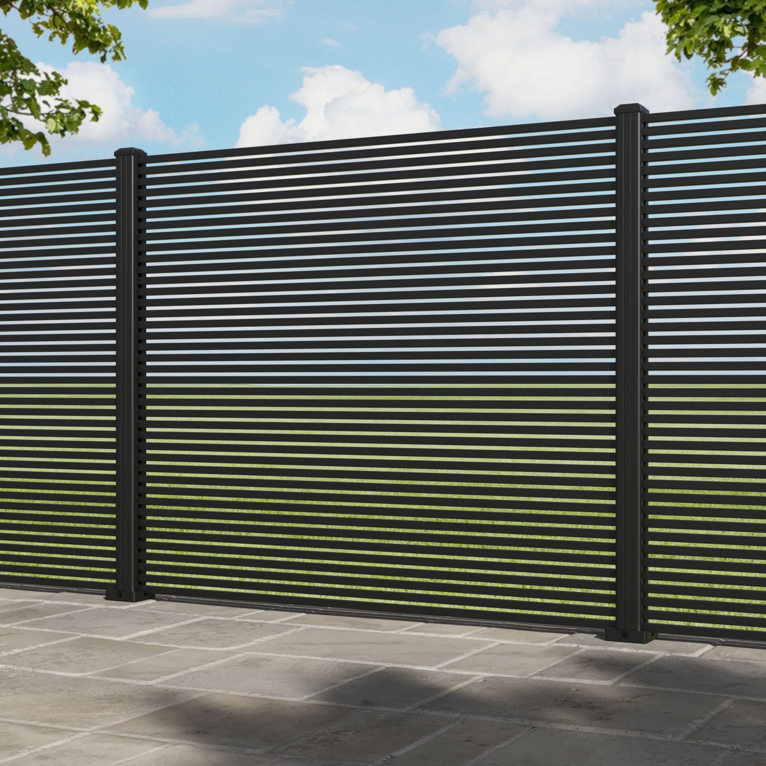 Toledo Aluminium Fence Panel - with our aluminium posts – Charles & Ivy