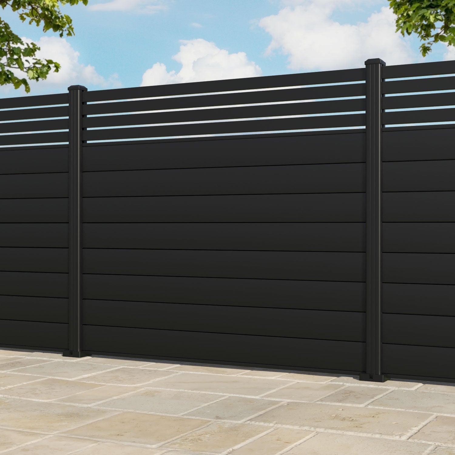 Milton Aluminium Fence Panel - with our aluminium posts
