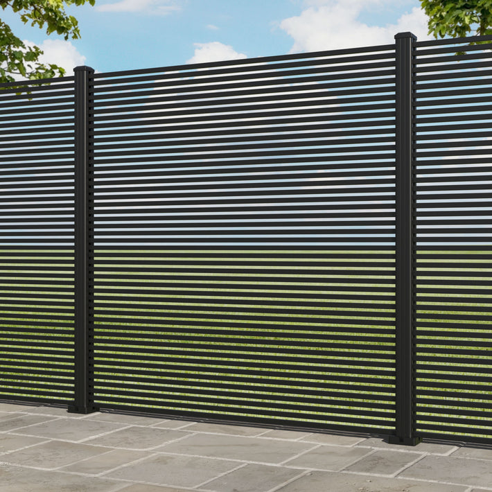 Toledo Aluminium Fence Panel - with our aluminium posts