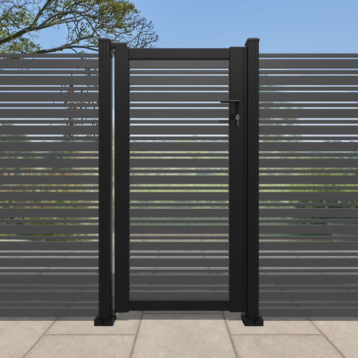 Albany Aluminium Pedestrian Gate - Grey