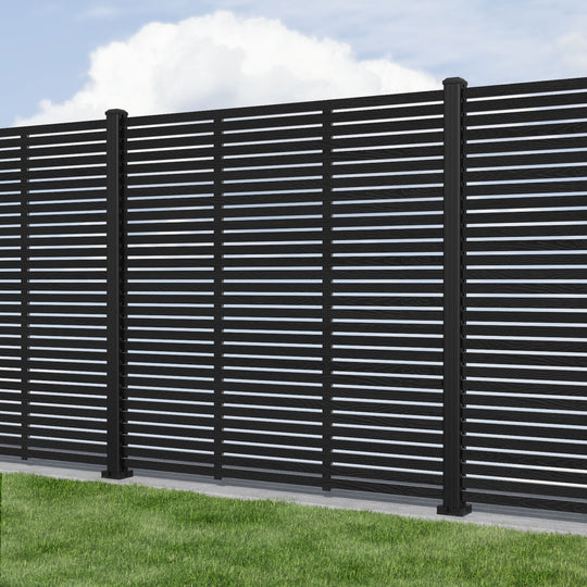 Aspen Composite Fence Panel - with our aluminium posts