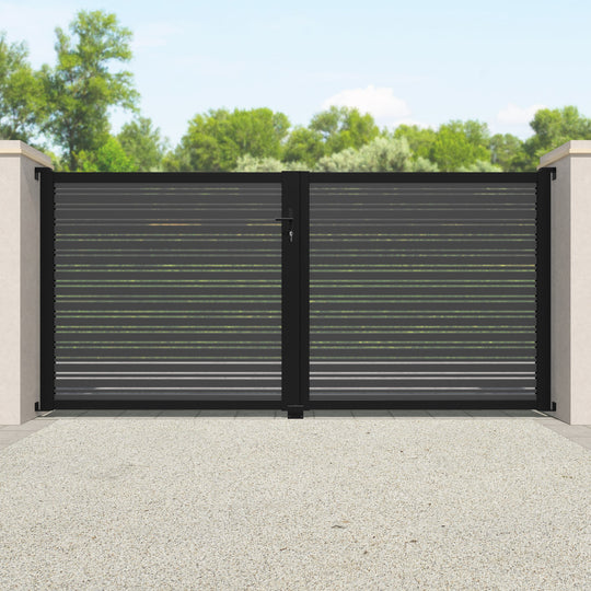 Albany Aluminium Driveway Gate - Grey