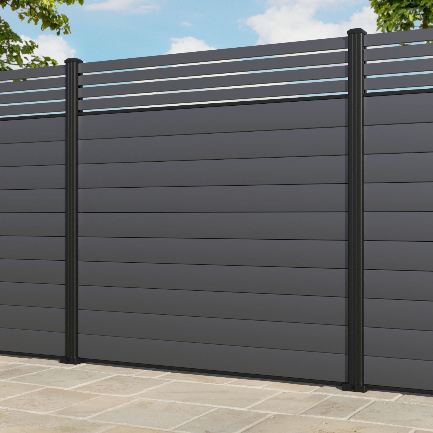 Milton Aluminium Fence Panel - with our aluminium posts
