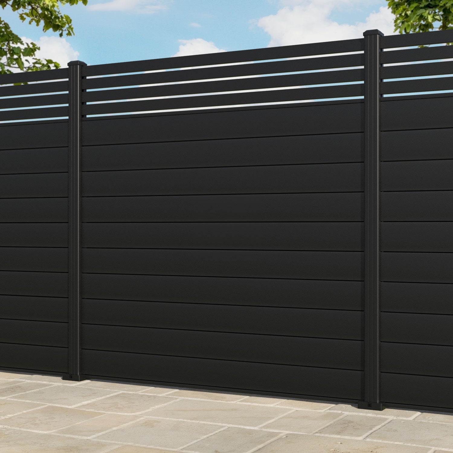 Milton Aluminium Fence Panel - with our aluminium posts
