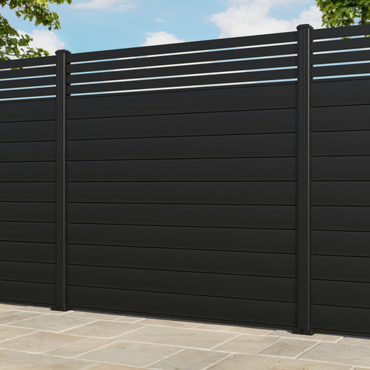 Milton Aluminium Fence Panel - with our aluminium posts