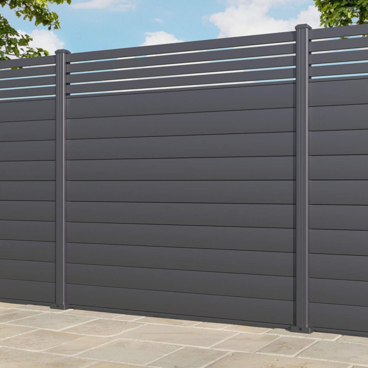 Milton Aluminium Fence Panel - with our aluminium posts