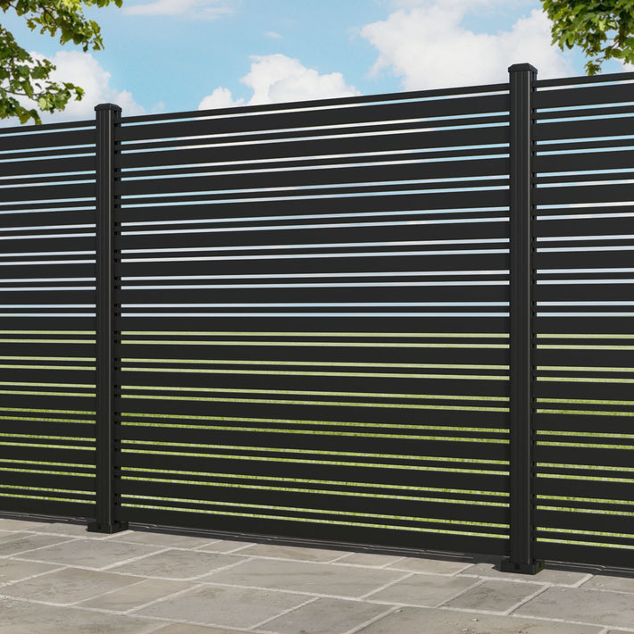 Albany Aluminium Fence Panel - with our aluminium posts