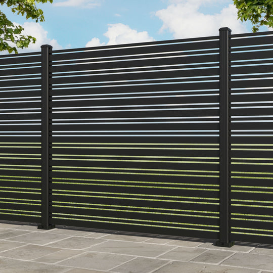 Albany Aluminium Fence Panel - with our aluminium posts