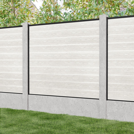 Classic Fence Panel - Light Stone - for existing concrete posts