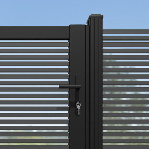 Toledo Aluminium Pedestrian Gate - Grey