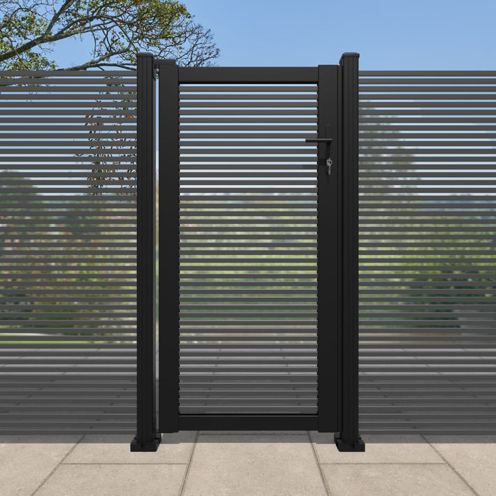 Toledo Aluminium Pedestrian Gate - Grey