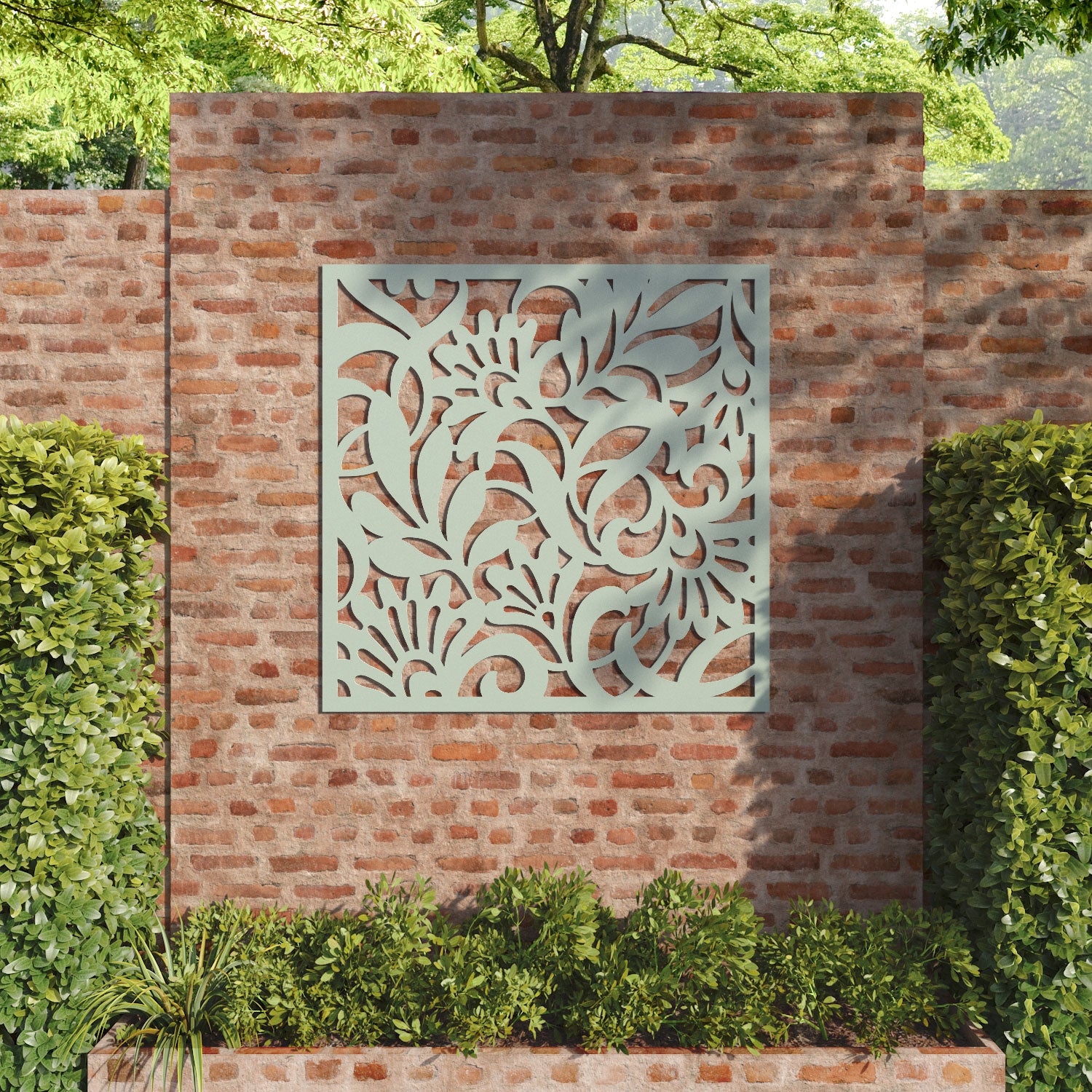 Petal decorative panel