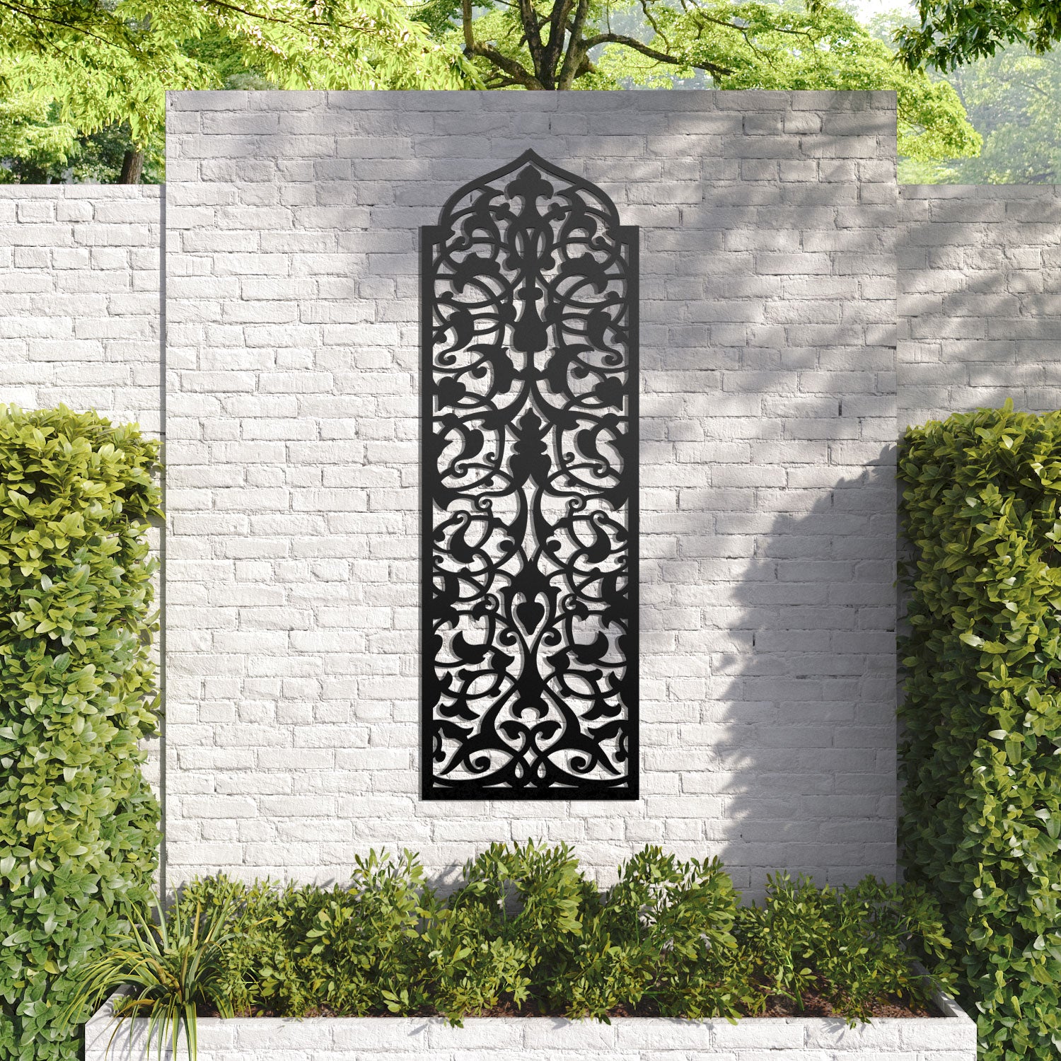 Noor arched decorative panel