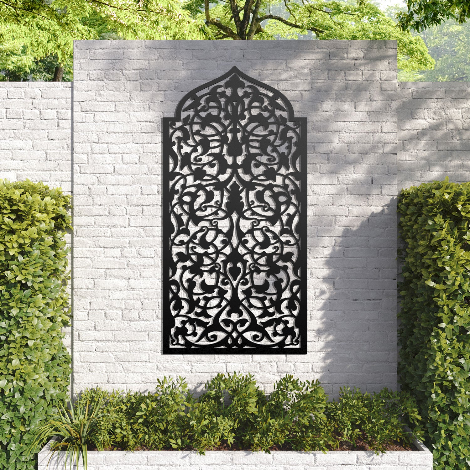 Noor arched decorative panel