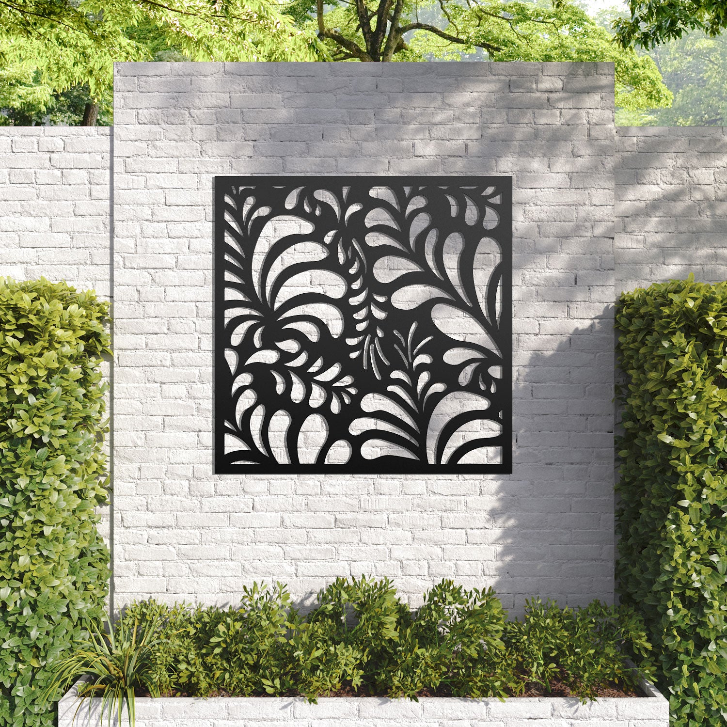 Petal decorative panel