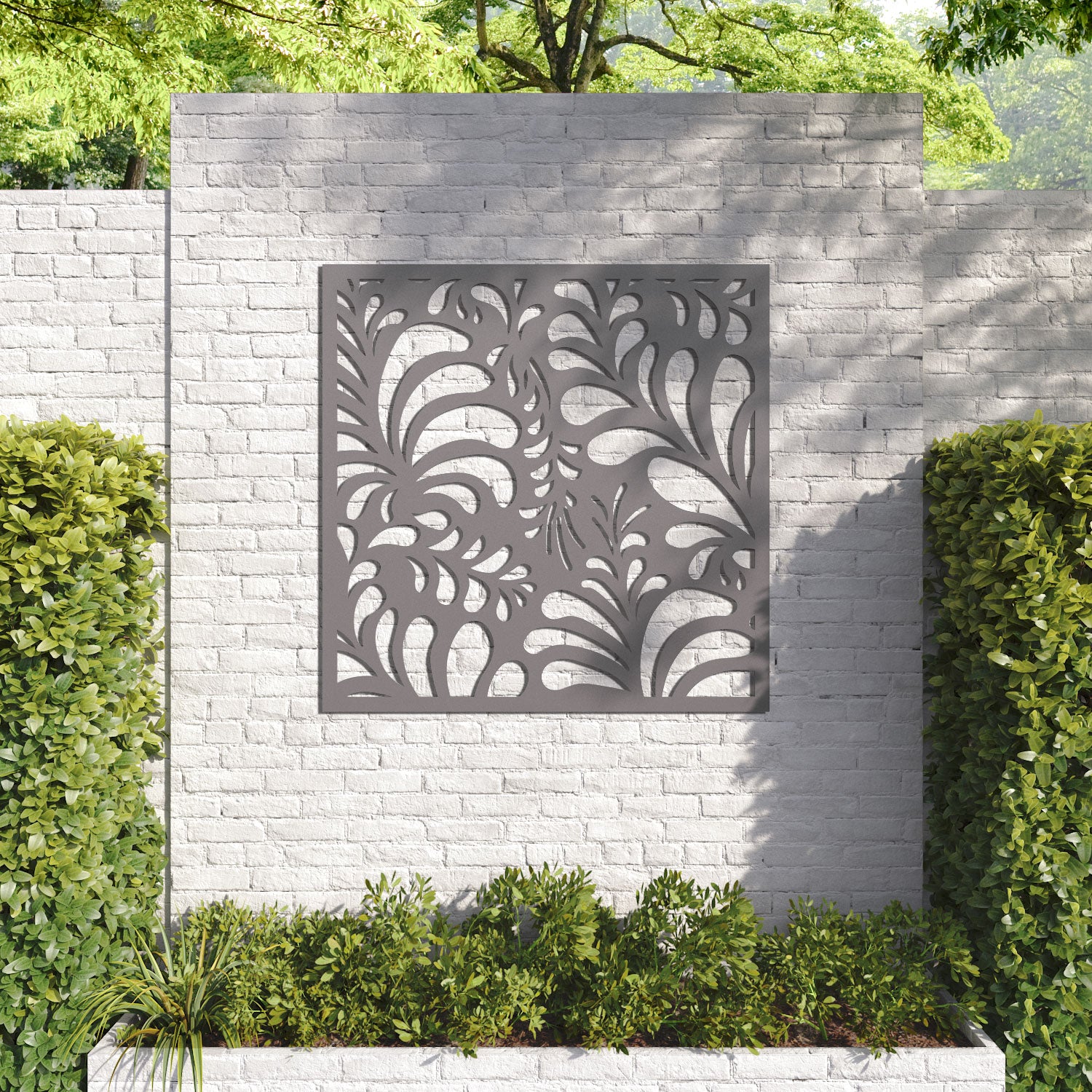 Petal decorative panel