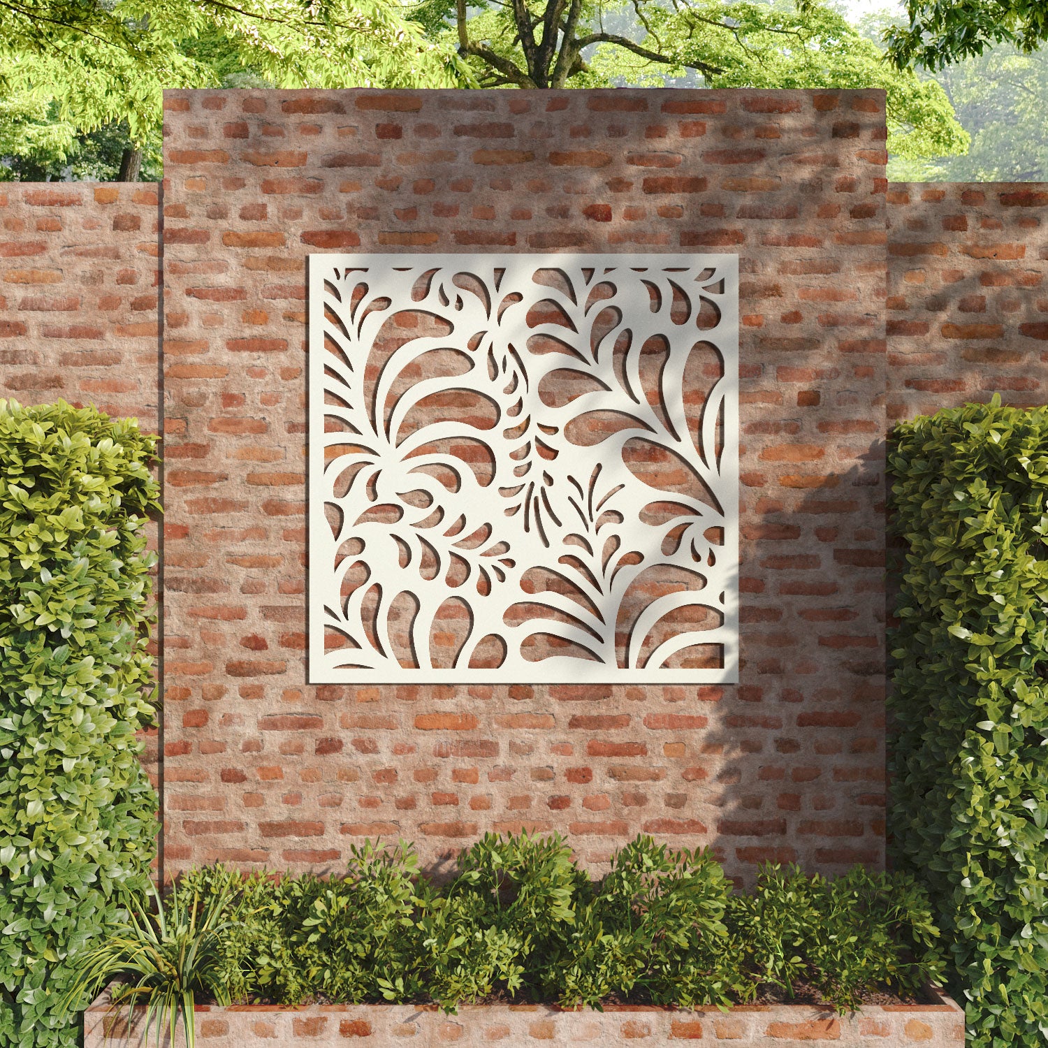 Petal decorative panel