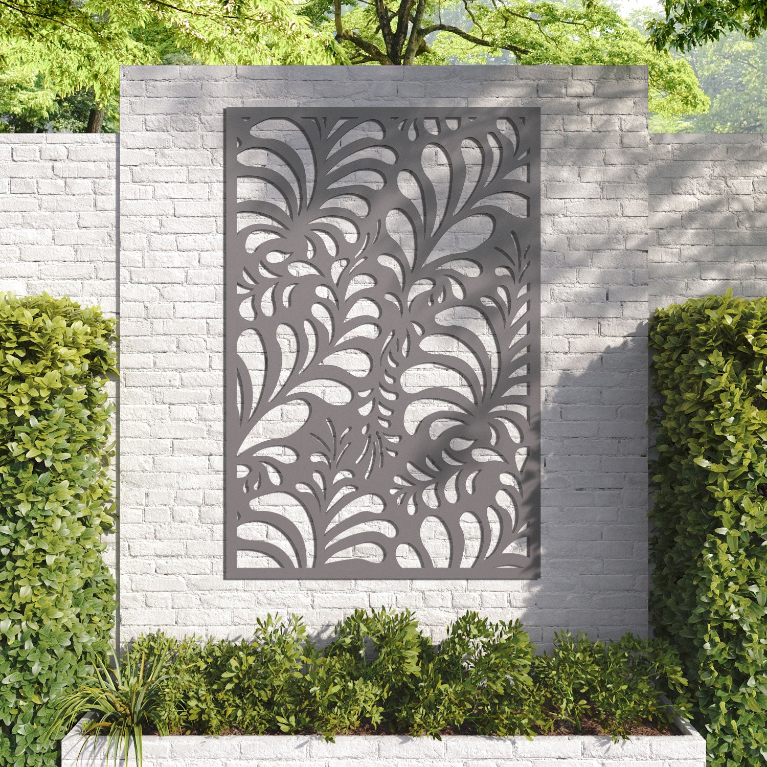 Petal decorative panel
