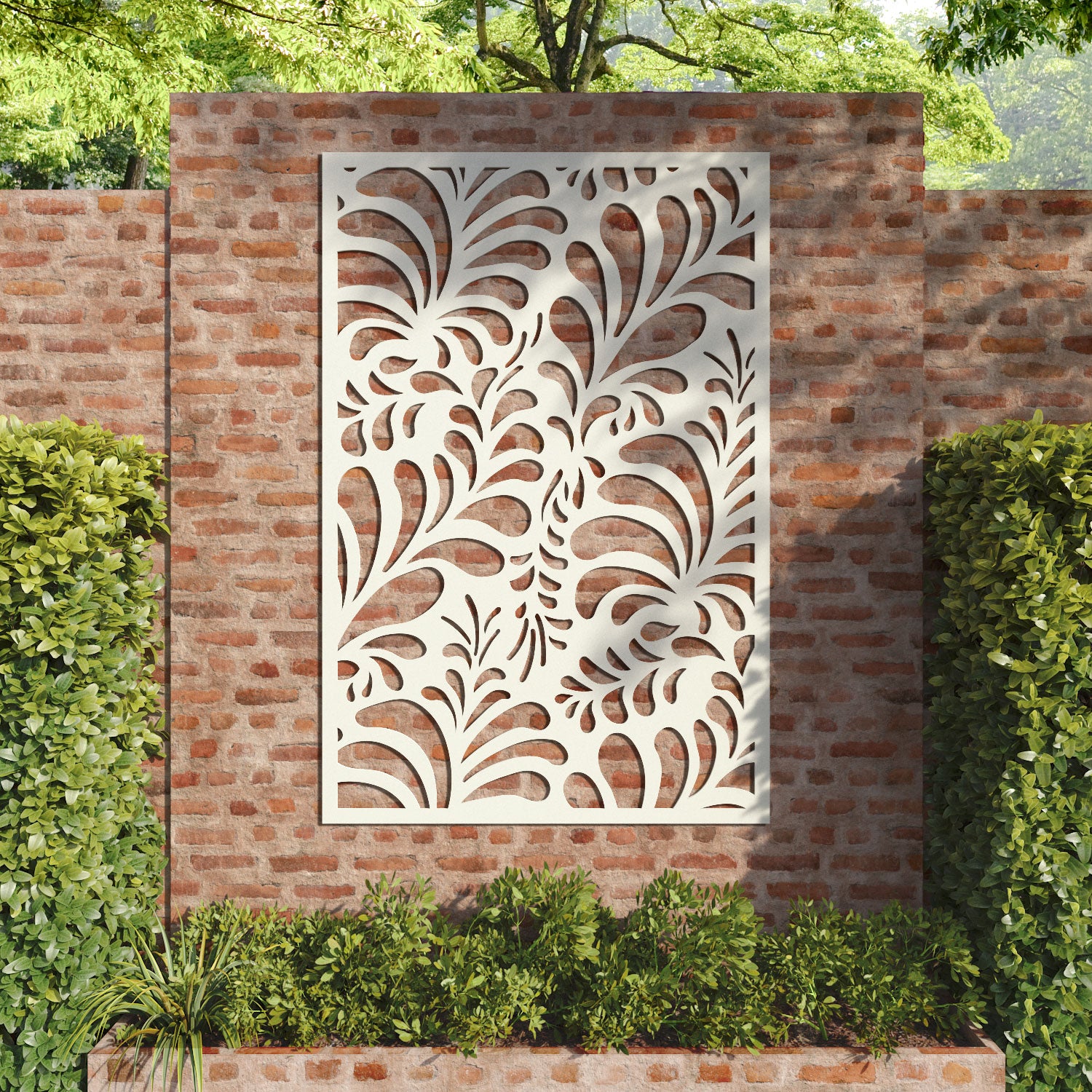 Petal decorative panel