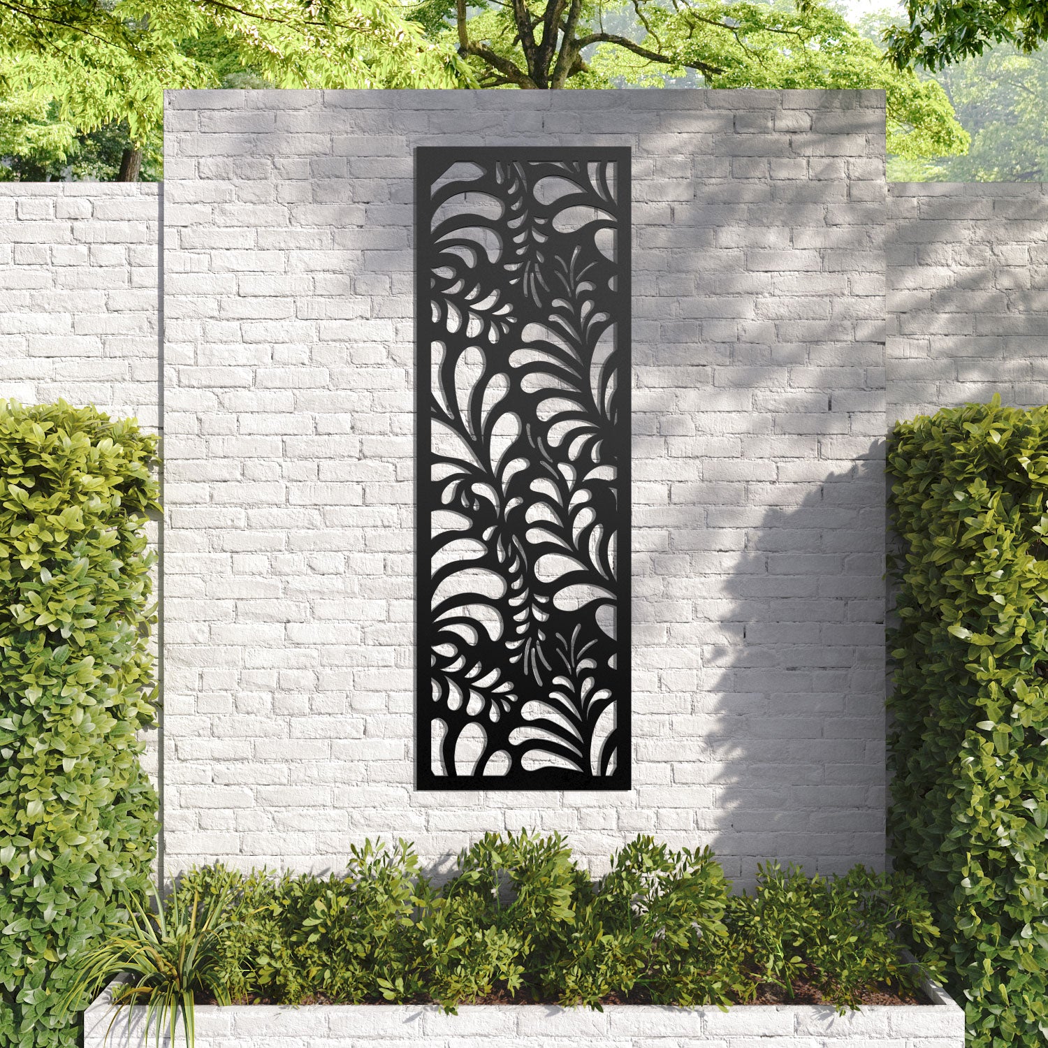 Petal decorative panel