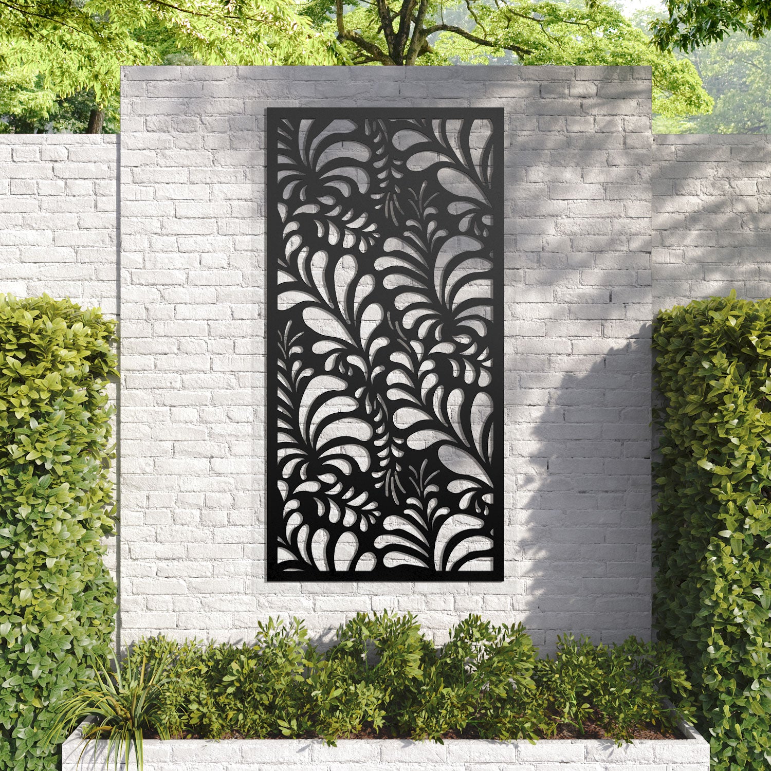 Petal decorative panel