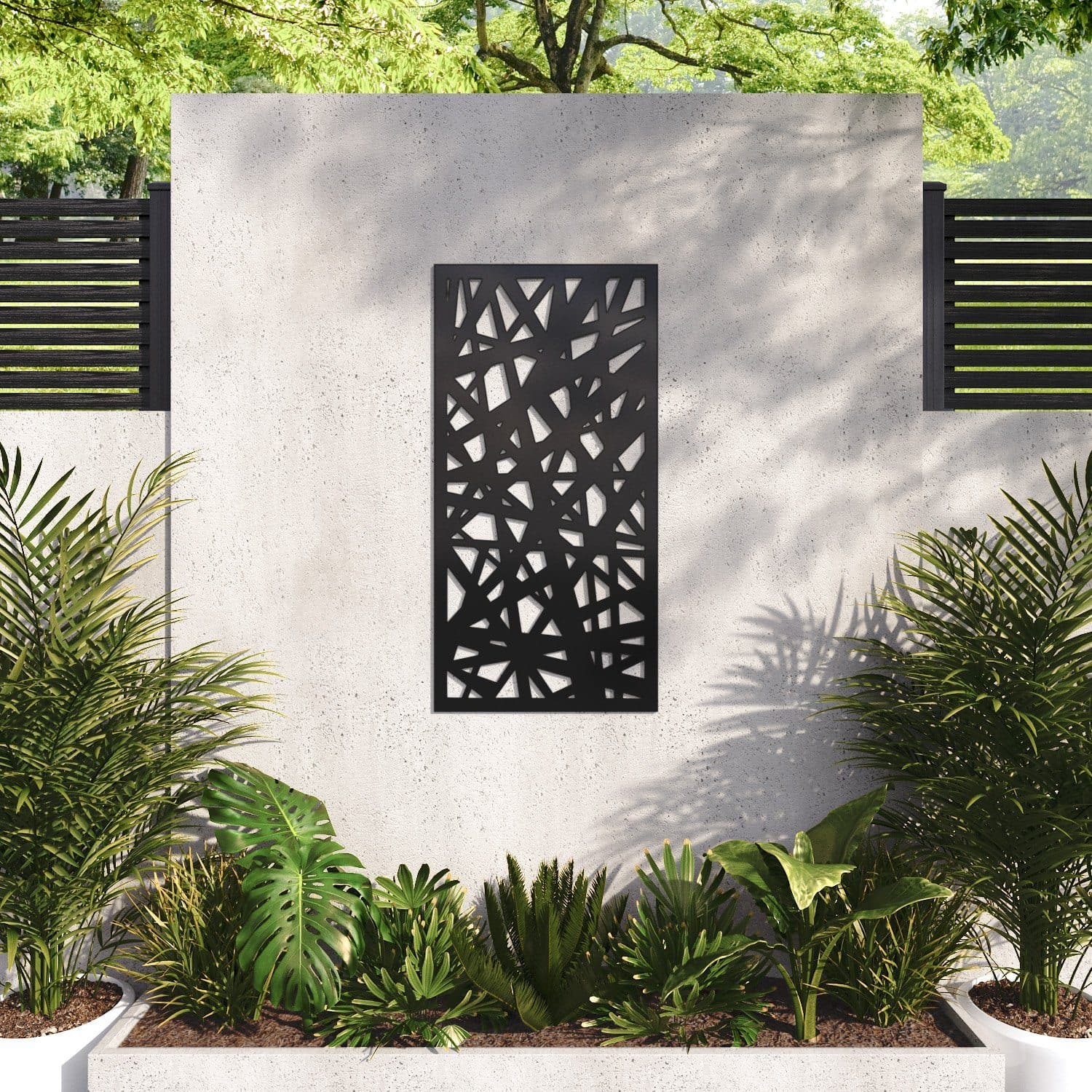 Prism decorative panel 120cm x 60cm Black 6mm