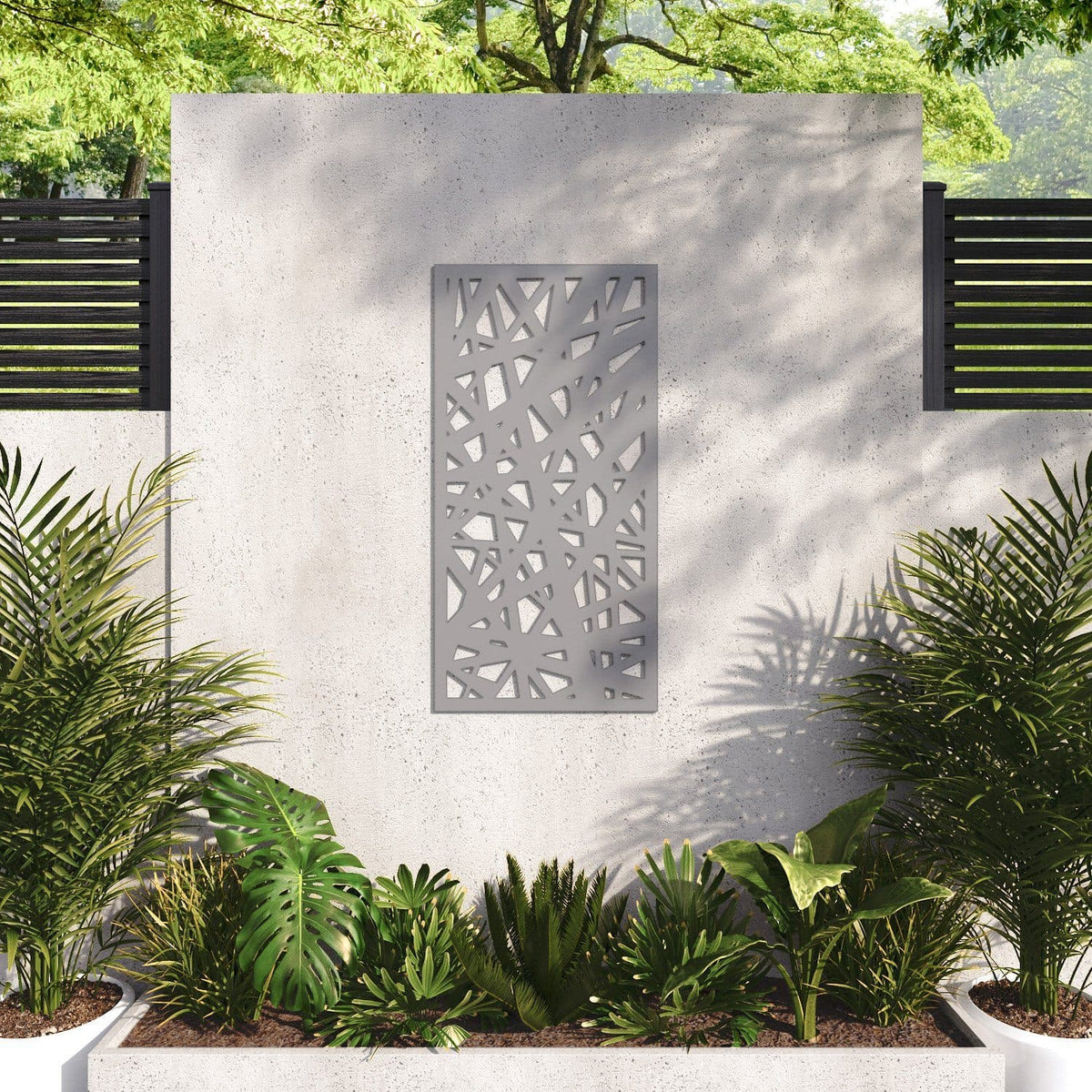 Prism decorative panel 120cm x 60cm Steel grey 6mm