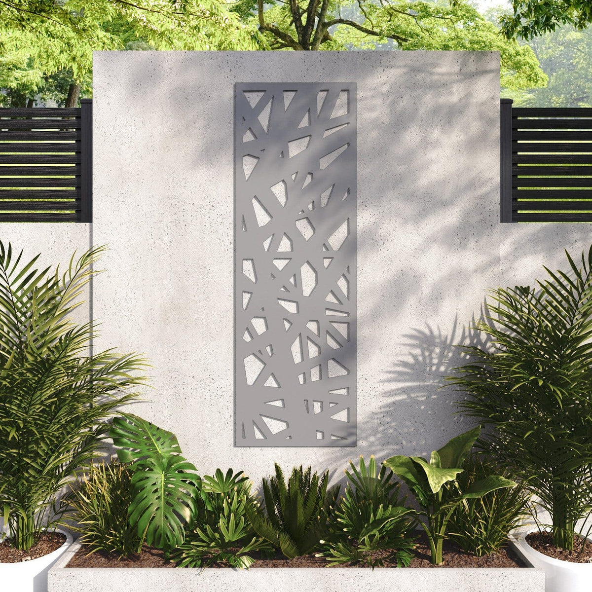 Prism decorative panel 180cm x 60cm Steel grey 6mm